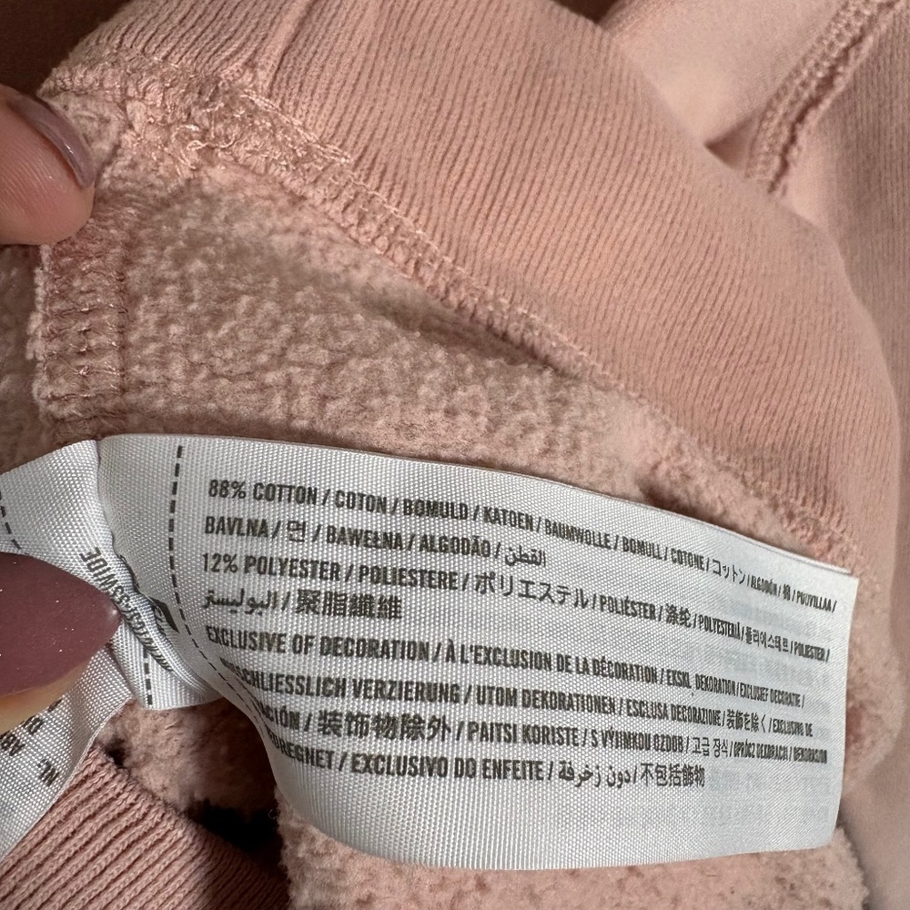 Abercrombie & Fitch Women’s Light Pink Hoodie/Sweatshirt SZ M Vintage - Picture 7 of 7